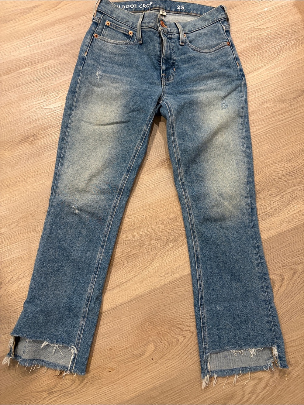 Jcrew Denim Boot Crop Women's Jeans - Blue